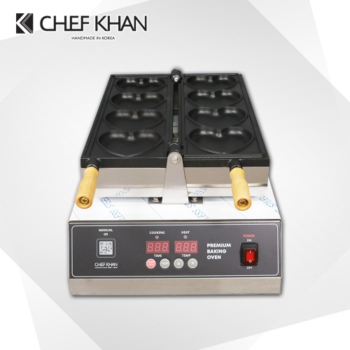 [CHEFKHAN]주문제작 캐릭터빵기계 빵틀 - 하트팬케이크빵