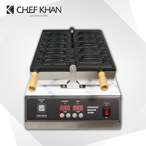 [CHEFKHAN]주문제작 캐릭터빵기계 빵틀 - 거북선빵