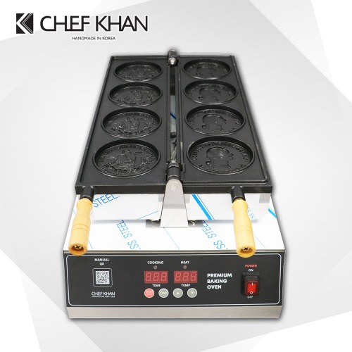 [CHEFKHAN]주문제작 캐릭터빵기계 빵틀 - 사이판동전빵