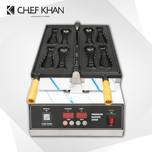 [CHEFKHAN]주문제작 캐릭터빵기계 빵틀 - 공주방망이빵