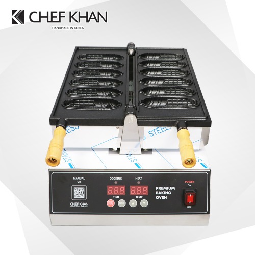 [CHEFKHAN]주문제작 캐릭터빵기계 빵틀 - 찰옥수수소금빵