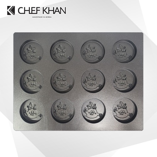 [CHEFKHAN] [쉐프칸] 주문제작 캐릭터빵기계 빵틀 마들렌틀 오븐팬- 산양3오븐틀 마들렌틀