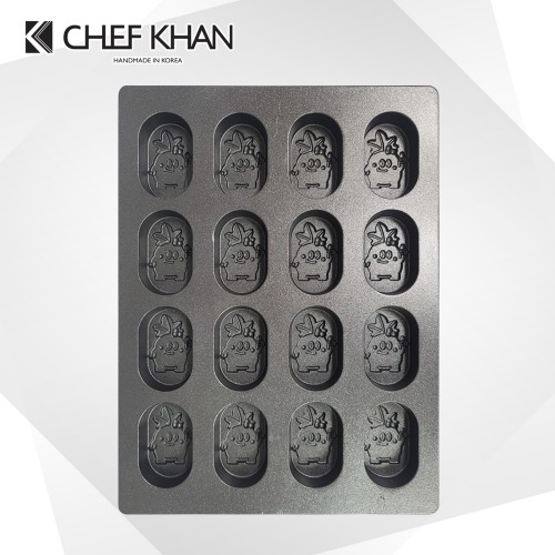 [CHEFKHAN] [쉐프칸] 주문제작 캐릭터빵기계 빵틀 마들렌틀 오븐팬- 산양1오븐틀 마들렌틀