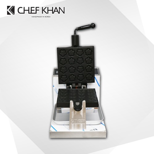 [CHEFKHAN] 주문제작 캐릭터빵기계 빵틀 버터샌드제조기 쿠키제조기 - 미진벚꽃샌드