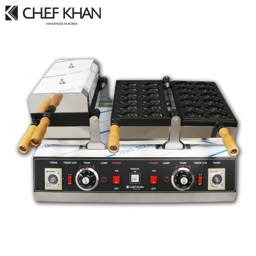 [CHEFKHAN] [쉐프칸] 미니붕어빵기계 전기식 2구 24P