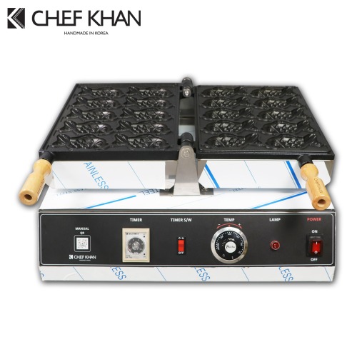 [CHEFKHAN] [쉐프칸] 참붕어빵기계 전기식 1구 10P (11cm 붕어)