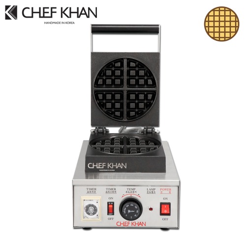 [CHEFKHAN] [쉐프칸] 업소용 벨기에 와플기계 1구 (3x3)