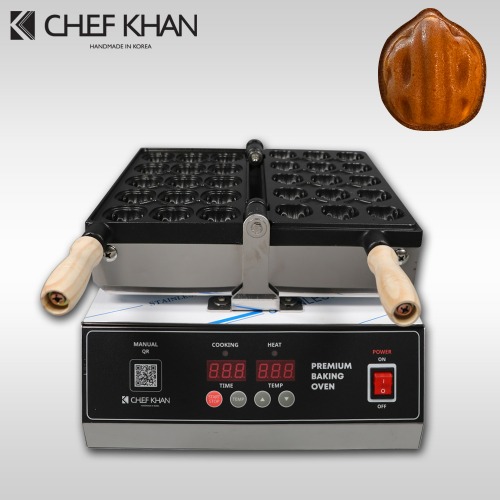 [CHEFKHAN] [쉐프칸] 왕호두과자기계 전기식 디지털 1구 15P 호도과자 제조기 머신