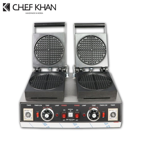 [CHEFKHAN] [쉐프칸] 아메리칸 와플기계 2구 (7x7)