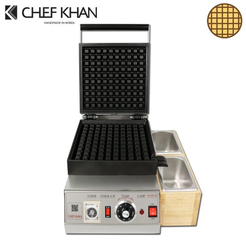 [CHEFKHAN] [쉐프칸] 고급형 와플 크로플기계 중형 (10x10)