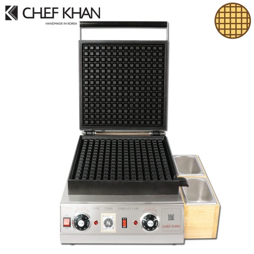 [CHEFKHAN] [쉐프칸] 고급형 와플 크로플기계 대형 (14x14)