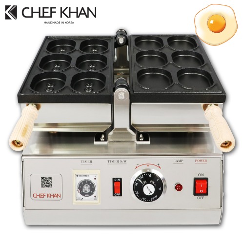 [CHEFKHAN] [쉐프칸] 계란빵기계 전기식 1구 6P