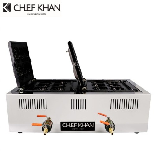 [CHEFKHAN] [쉐프칸] 장미꽃빵 장미빵기계 LPG가스식 2구 12P