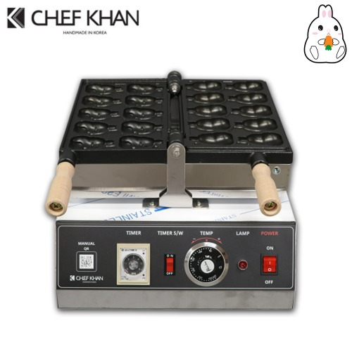[CHEFKHAN] [쉐프칸] 토끼빵기계 전기식 1구 10P