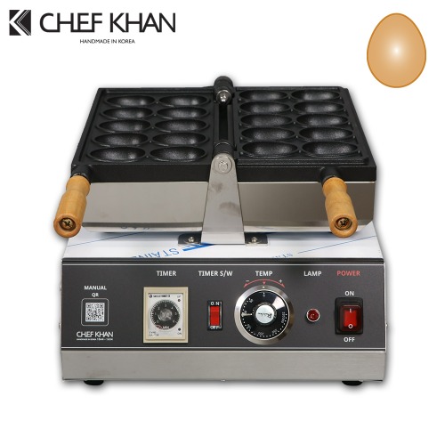 [CHEFKHAN] [쉐프칸] 달걀빵기계 계란빵기계 전기식 1구 10P
